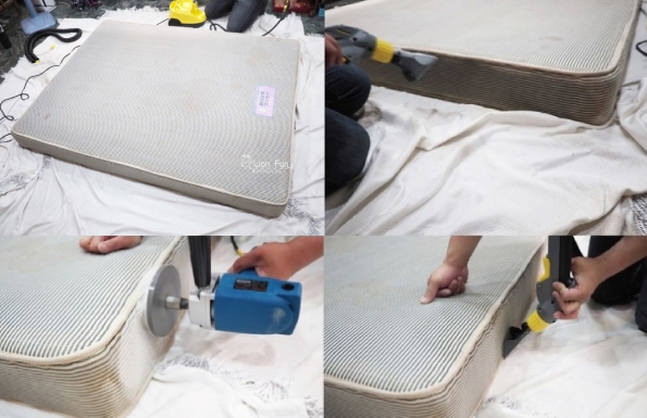 【高雄清潔推薦】Lion Fun-全台洗床墊推薦坐又銘沙發工廠。到府服務,使用德國/進口水循環清潔儀器!!床墊清洗推薦